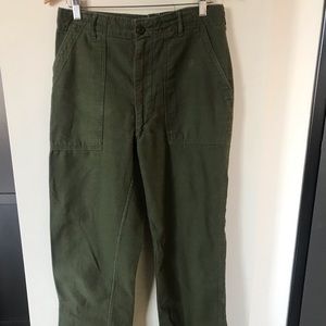 Vintage army pants. Green